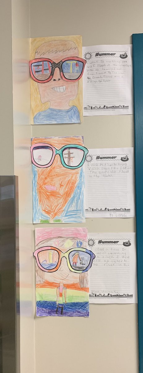 MrsFulmeksClass's tweet photo. First writing activity of the year - how did you spend your summer vacation?  We will do this again in June and write about the upcoming summer. Contrast/compare beginning of the year and end of the year writing with the same assignment. https://t.co/PtGHbDVmbf