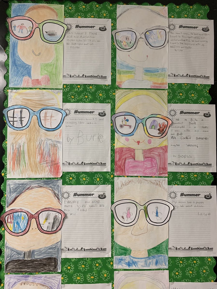 MrsFulmeksClass's tweet photo. First writing activity of the year - how did you spend your summer vacation?  We will do this again in June and write about the upcoming summer. Contrast/compare beginning of the year and end of the year writing with the same assignment. https://t.co/PtGHbDVmbf