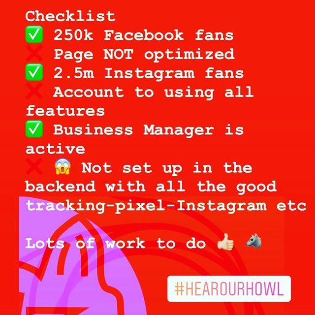 SocialClickIt's tweet photo. On boarding a new client. Here’s my quick check list.  #hearourhowl  #socialmediamarketing #socialmedia #newclient https://t.co/3OGWeqAqZZ https://t.co/0tGmhjw9Yx