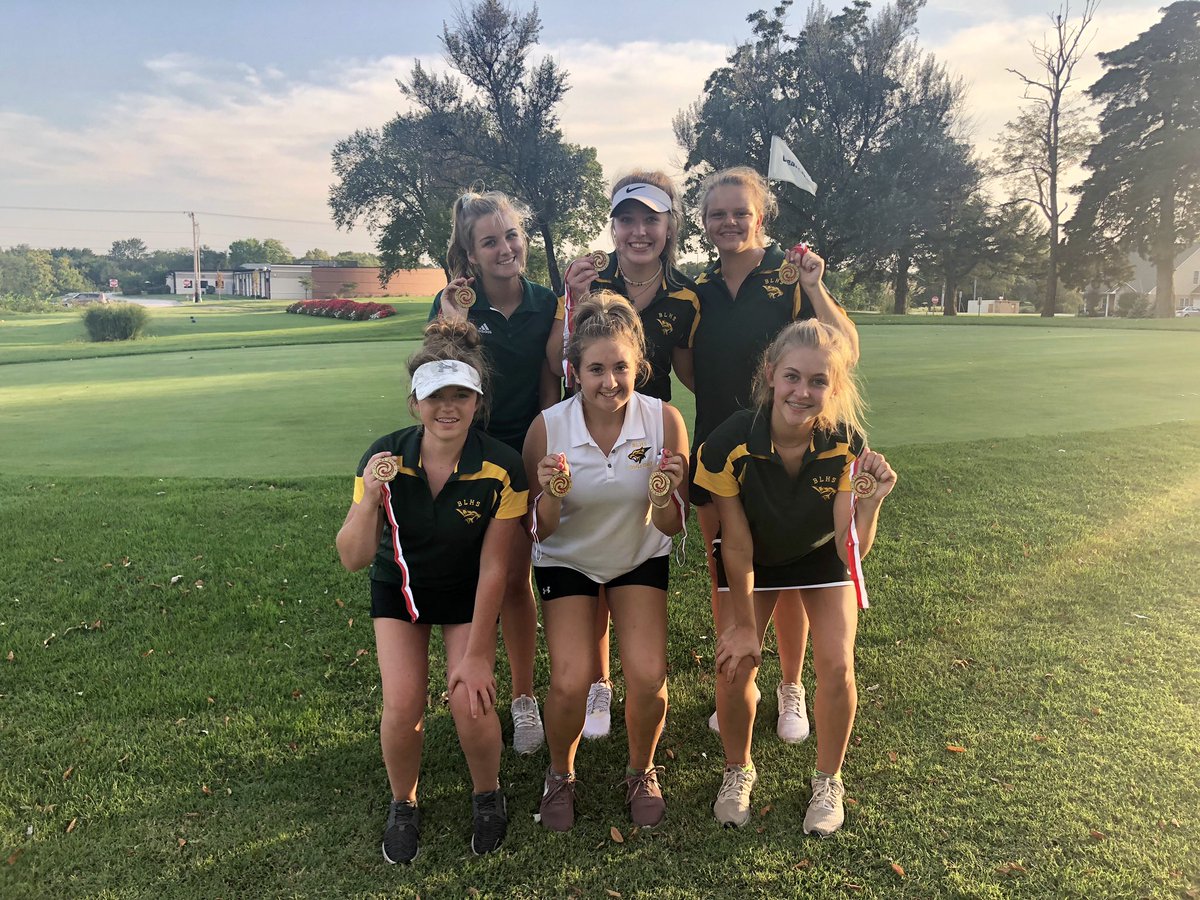 initforkidz's tweet photo. So proud of the JV Girls Golf today placing 3rd in a Varsity Tournament!! And a shoutout to Taryn Cory for a 7th place finish individually. Way to keep grinding away girls.💚💛⛳️🏌🏼‍♀️💛💚 https://t.co/xeEnAz7Fx8