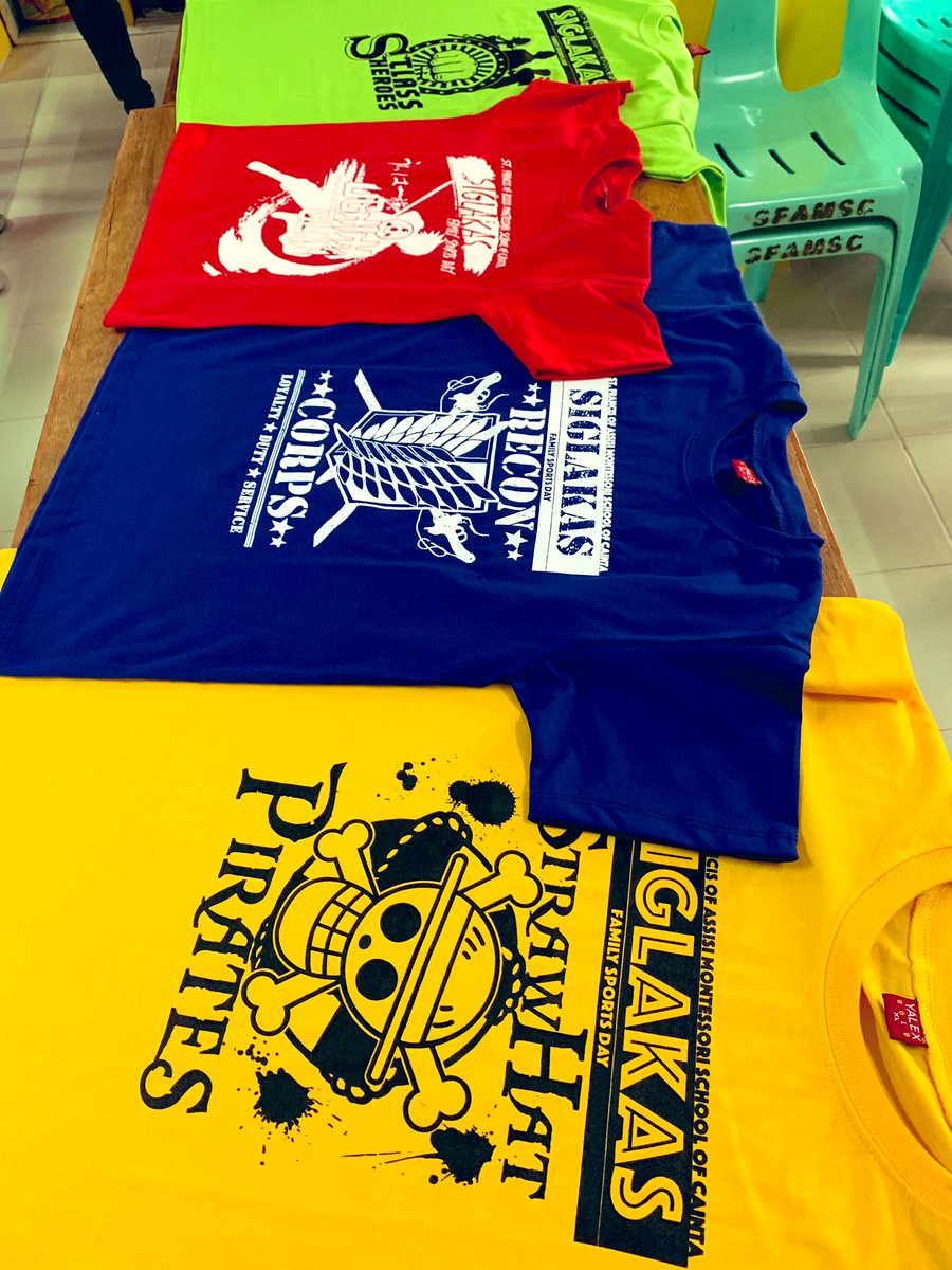 SFAMSC's tweet photo. Our anime themed SIGLAKAS tshirts are here!
#sfamsc #siglakas2019 #siglakas https://t.co/aymBQBWnQJ
