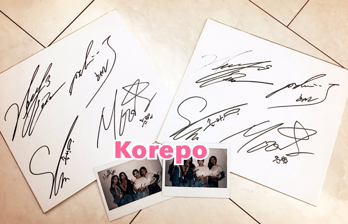 Twitterフォロワープレゼント】#MAMAMOO のインタビューでいただいた