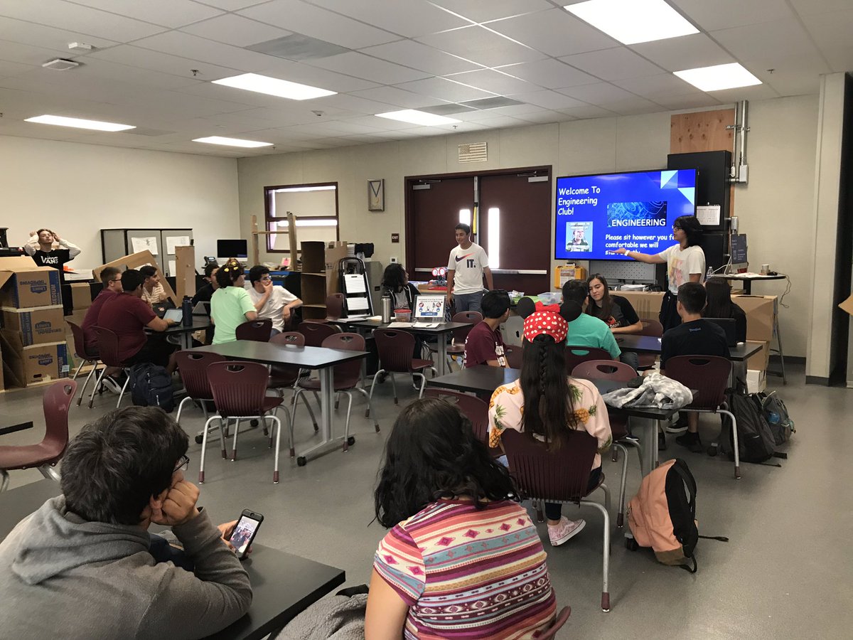 Engineering Club’s first meeting was a success. I can’t wait to see what projects students will work on. Go Wildcats!