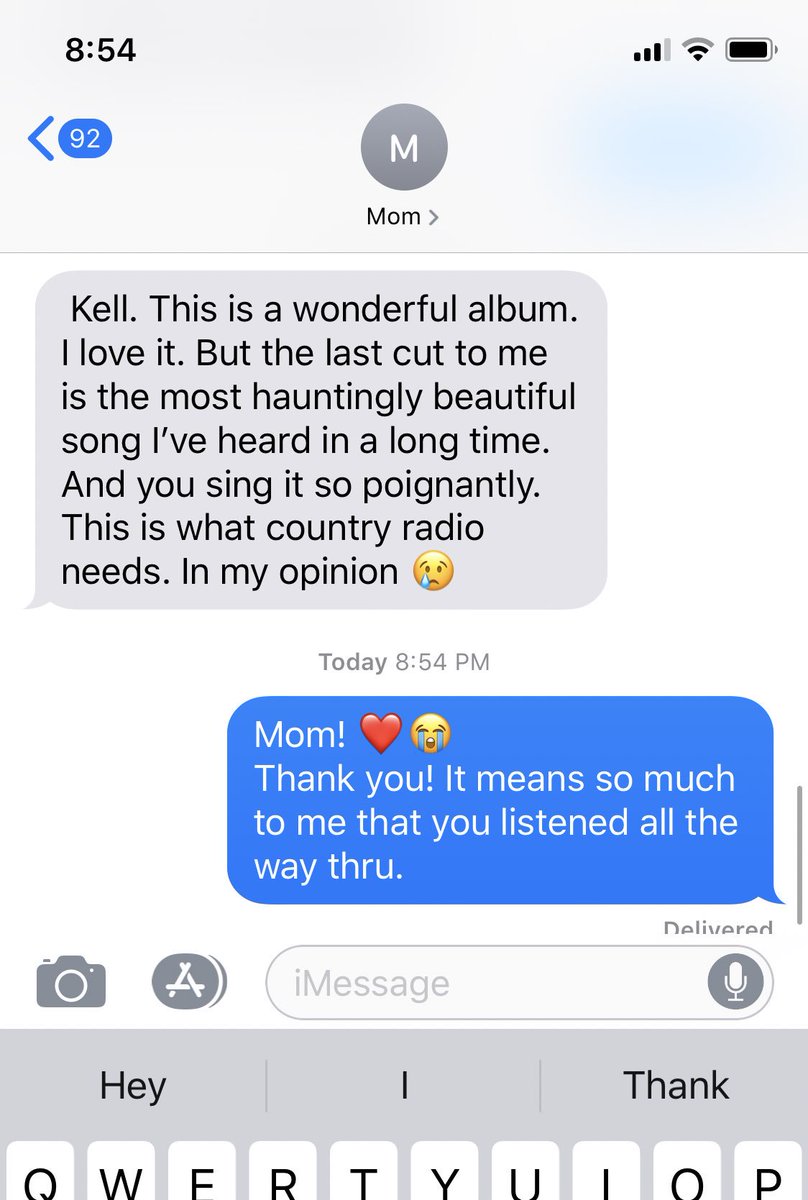 Kelleigh Bannen On Twitter Txt From Mom I Gave Her My Album