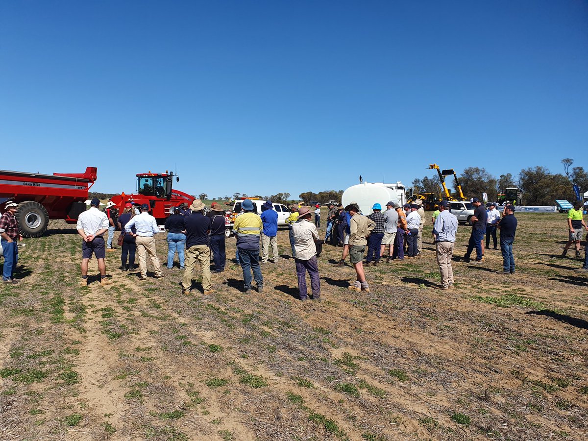 WANTFA demo day Lake Grace. Listening to Bell Fire Equipment. Very informative.