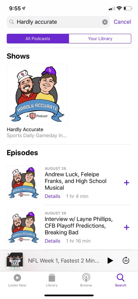 Hardly_Accurate's tweet photo. FINALLY ON APPLE PODCAST https://t.co/gekwcqettA