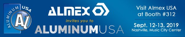 AlmexUSA's tweet photo. @aluminumusa is here! Come say hello to the @AlmexUSA team at Booth#312 this week in Nashville. We're here to answer your most advanced (or most simple!) questions about Aluminum Melting, D.C. Casting, Homogenization, and Quality Inspection. #FurnaceToFinish https://t.co/07eoOyzKCq