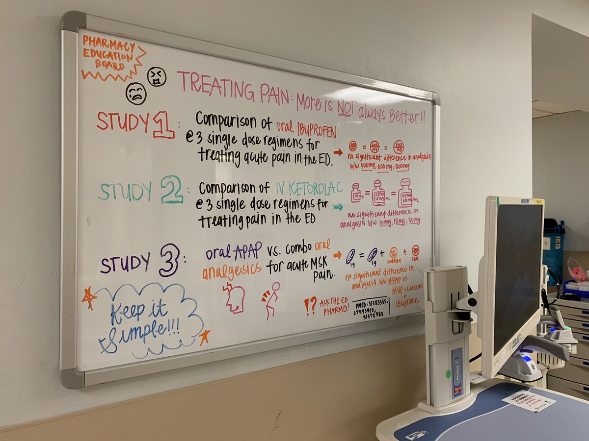 JaviRamos23's tweet photo. Mira que me gustan estas cosas... โค๏ธ lo sencillo genera conocimiento ๐ฅ Pharmacy Education Board @ASHP_EMPharm @red_faster #EMPharma #ClinicalPharmacy #painmanagement #alwayslearning https://t.co/4HbE9ECxS3