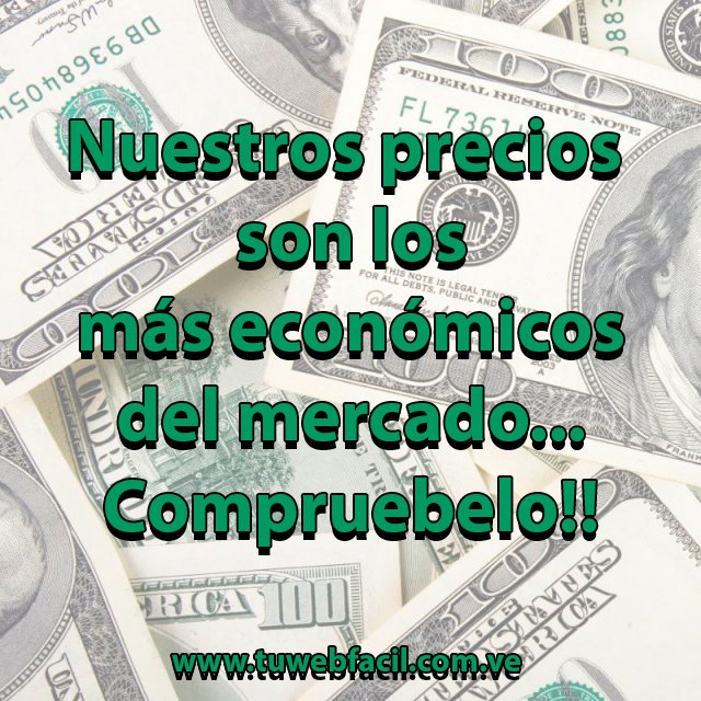 somostuwebfacil's tweet image. Nuestros precios son los mas económicos del mercado

Le invitamos a comprobarlo

Visítenos en:

tuwebfacil.com.ve

#diseñoweb #reservadedominio #logo #logotipo #hosting #paginaweb #redessociales #webfacil #facil #adaptativo

#tupagina #tupaginaweb #tuwebfacil #webside