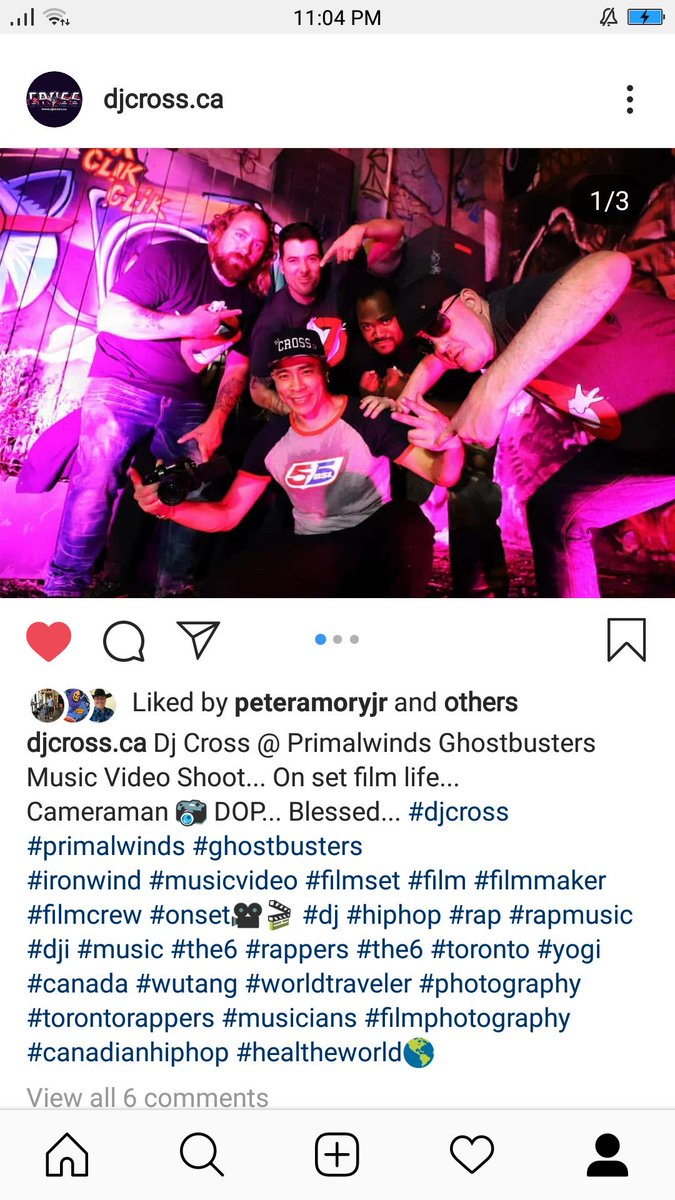 DJCROSS_CA's tweet photo. Dj Cross @ Primalwinds Ghostbusters Music Video Shoot... On set film life...
Cameraman 📷 DOP... Blessed... #djcross #primalwinds #ghostbusters https://t.co/YMwfuuxikS