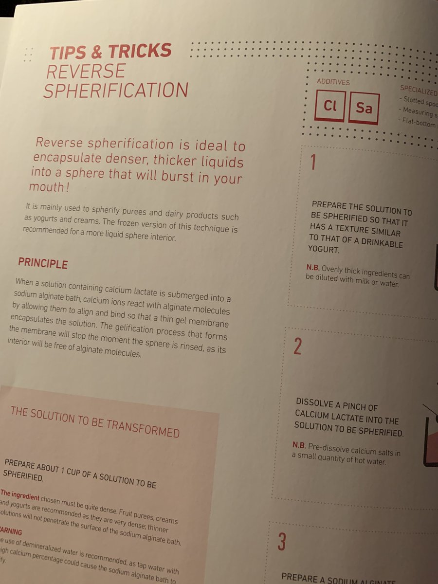 Arlene1971's tweet image. A little lite Monday evening reading. #reversespherification