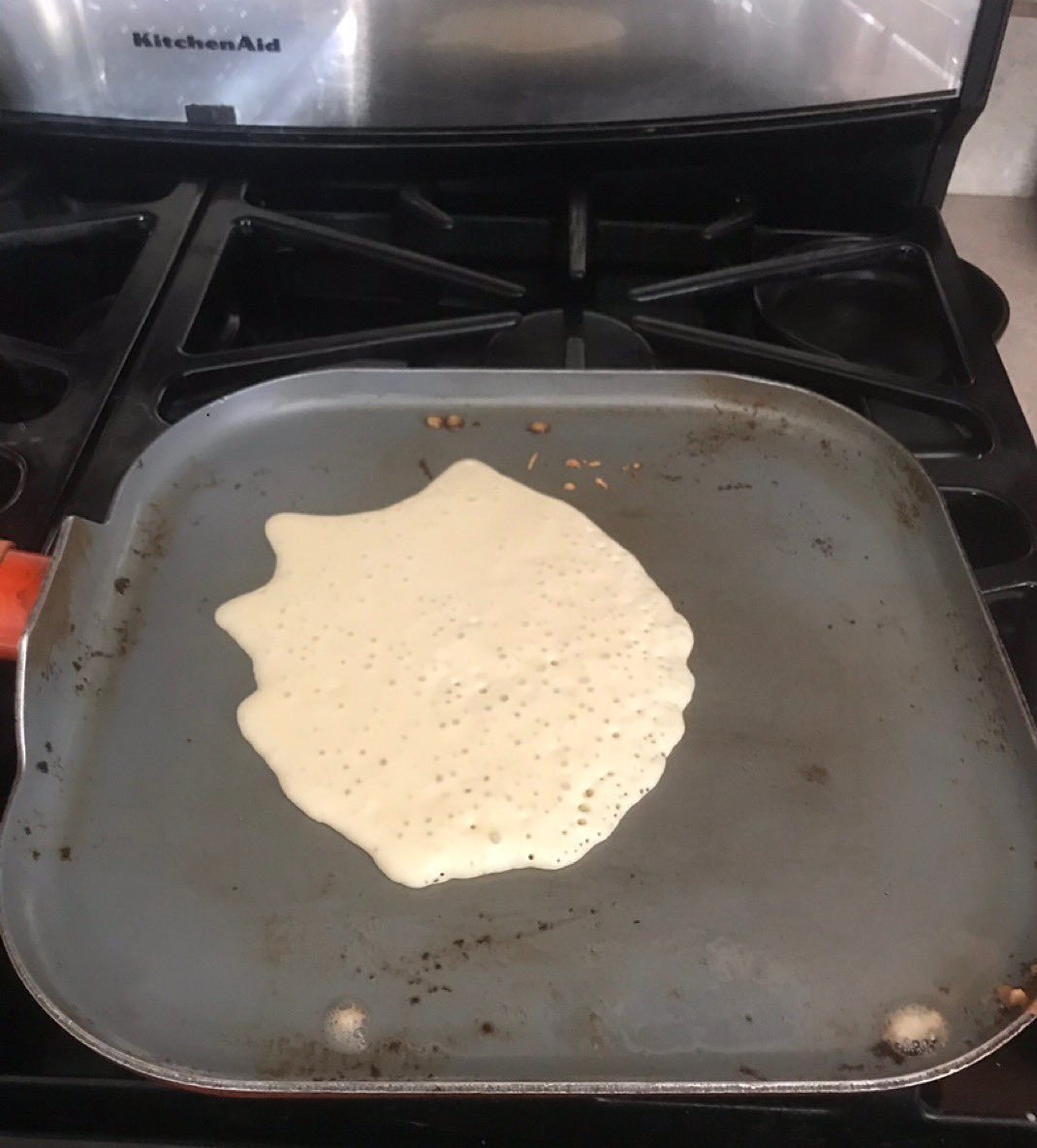 Abbers410's tweet photo. @g_svekis @KodiakCakes You can use this beauty that I made this morning 🙃 #ChefAbby #PancakeGoals https://t.co/Tu0Nj3jq2q