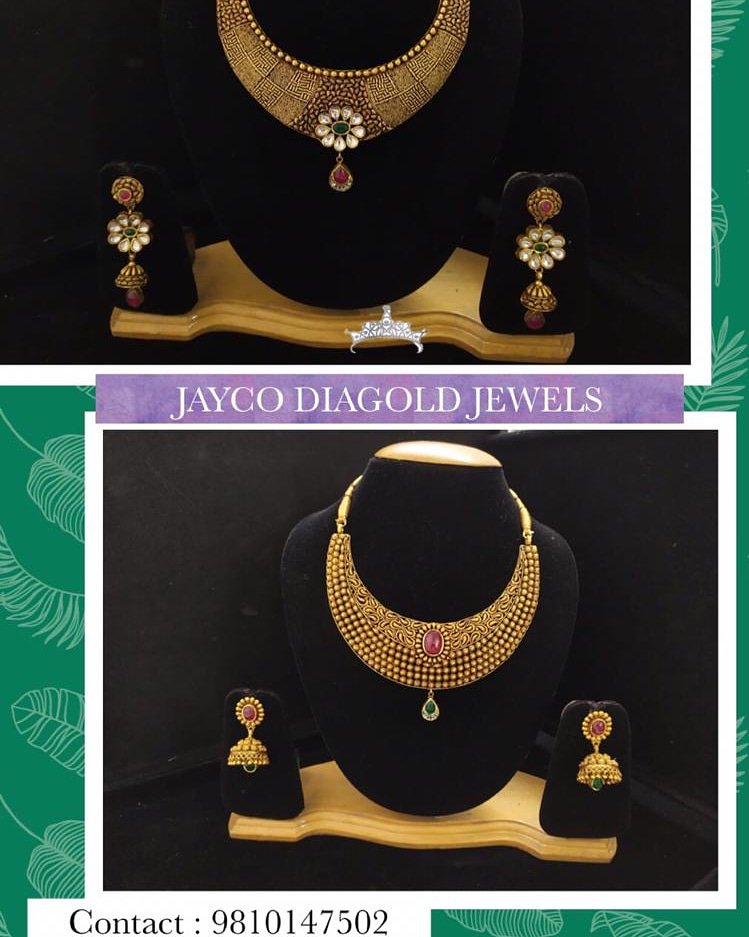 Dreams do come true when you adorn the beautiful jewellery 😍 
Get our bridal jewellery collection! 
JAYCO DIAGOLD JEWELS 💎 
contact: 9810147502
#bridaljewellery #festivaljewellery #diwalijewellery #southjewellery #necklace #puregoldjewellery #jewelleryofinstagram