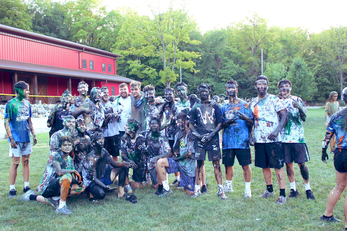 HSE_lax's tweet photo. HSE Lacrosse collides with Young Life paint war! Fall team bonding begins! #morethanlacrosse https://t.co/R0rG0bE74U