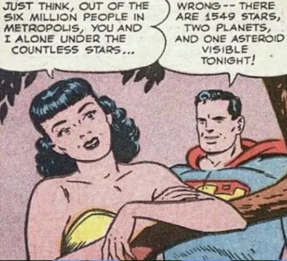 Superman, the original super-nerd, showing us how it's done. pic.twitt...