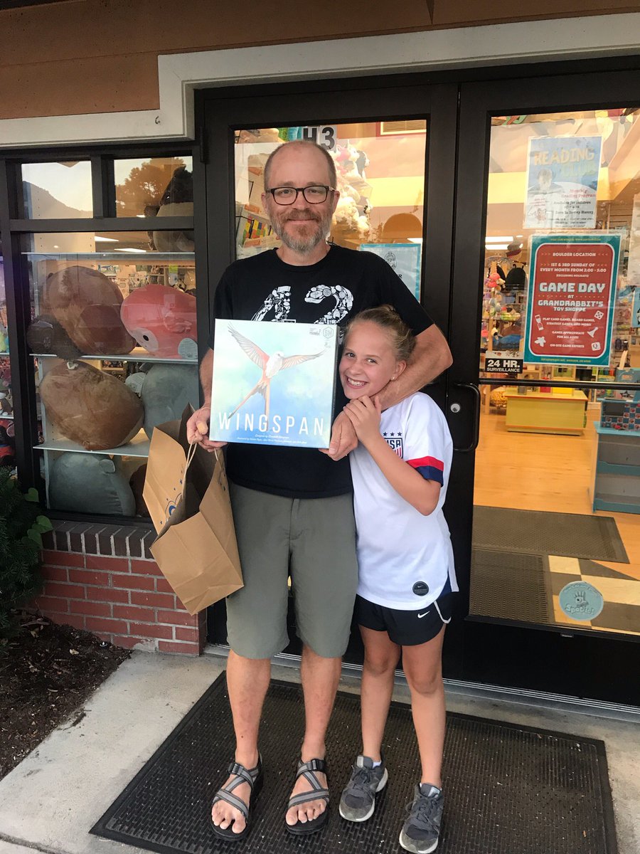 ebboco's tweet image. Thanks Justin @Grandrabbitstoy for having a great local selection and we can’t wait to play this one!  @stonemaiergames