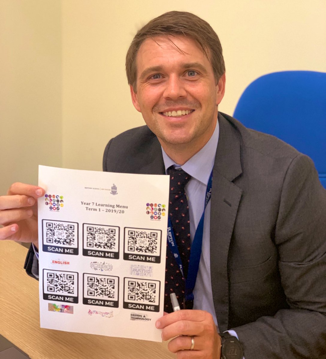MrsWraithmell's tweet photo. #TeacherTechTuesday! Check out how our new assistant head digitalised our #PersonalStudy menu! Learning little things all the time keeps us on top of our game! #UpSkilling #FromTheTop #QRcodes #Learning #EdTech #SLT #AppleSchool https://t.co/OuC8ImhuhI
