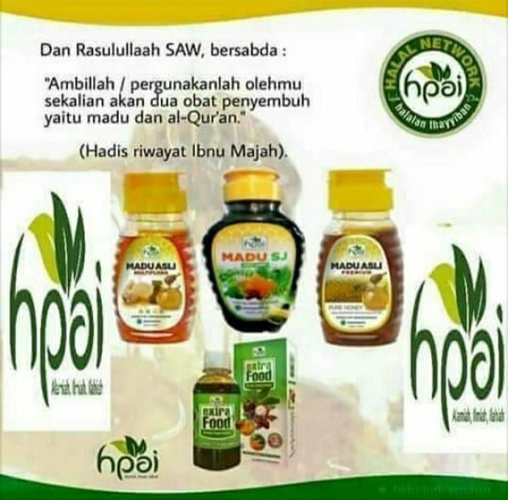 Darusma04342959's tweet photo. Untuk informasi pemesanan produk herbal halal alami HNIPAI bisa langsung DM atau japri gan and sis
Produk herbal
Produk halal
Produk alami
Produk sudah bersertifikat BPOM

Produk herbal HNIPAI adalah produk asli Indonesia
Call : 08211475746
#hnihpai #halalismyway #halalmart https://t.co/SdaCYrDR3l