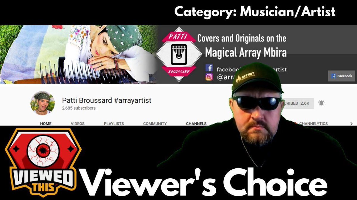 ViewedT's tweet image. Recommended Channel &quot;Patti Broussard #arrayartist&quot; | Array Mbira | Medit... youtu.be/S4uCAk0nLRA via @YouTube