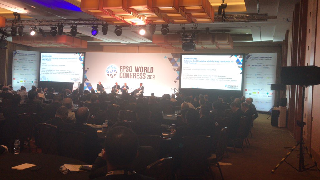FPSONetwork's tweet photo. Power panel in progress at #fpsoworldcongress https://t.co/dr7pWB1BVg