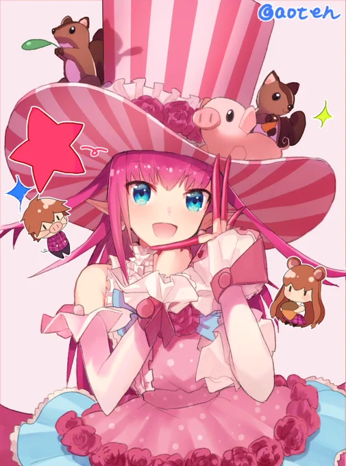 エリちゃん「私の帽子素敵でしょ?」 