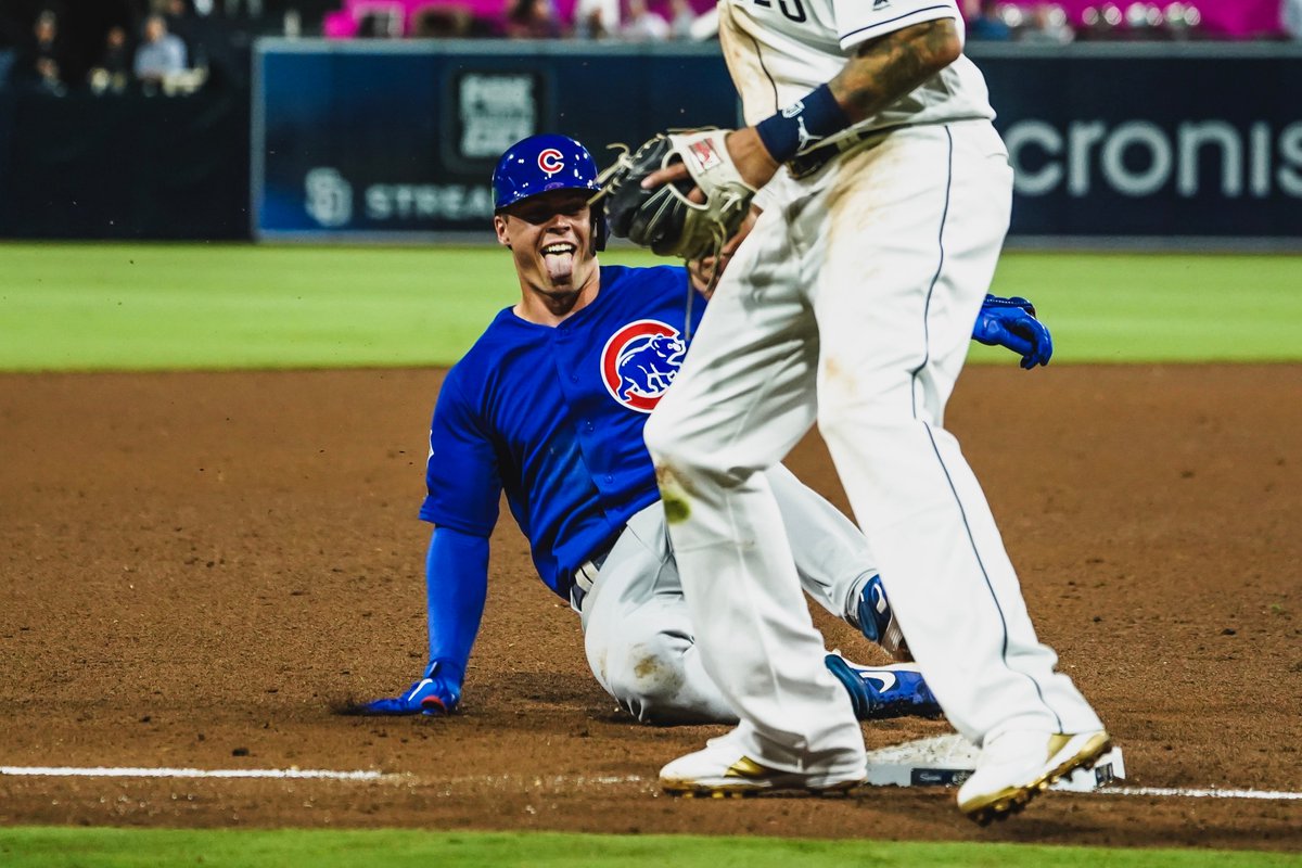 Really nervous for his MLB debut.