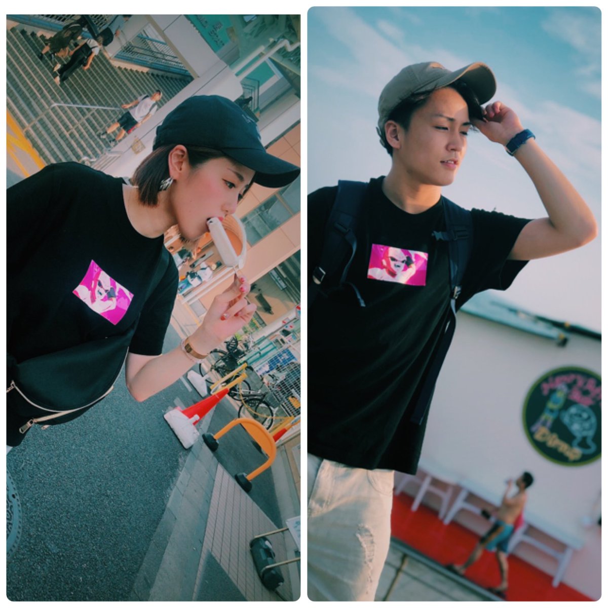 selescobal's tweet photo. Deemon Booのアイテム好評だったので、第2弾やりたいと思います！

今回はロンTのみです！

やるかやらないかまだ決めかねてるんで、欲しい人は教えて！🙇‍♂️

ロンT:💴4,500-

着用イメージ

@Negi_kimochi 
@m_courreges https://t.co/LF8otjqdbr