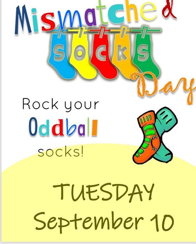 ferguson2355's tweet photo. Next up...Mismatched Socks Day on Tuesday! https://t.co/2Q5QYlbyD8 https://t.co/4LcrVGXjgi