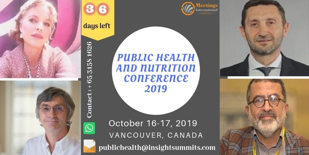 Catheri23368942's tweet photo. #Public _#Health _#Nutrition _2019 anticipates hundreds of #delegates including international #Keynote #Lectures and #Oral #Presentations by renowned #Speakers and #Poster_presentations by #Students.
Join us!!........ and meet world researchers.
Limited Speaker Slots Available https://t.co/Mrtx8VAlPT