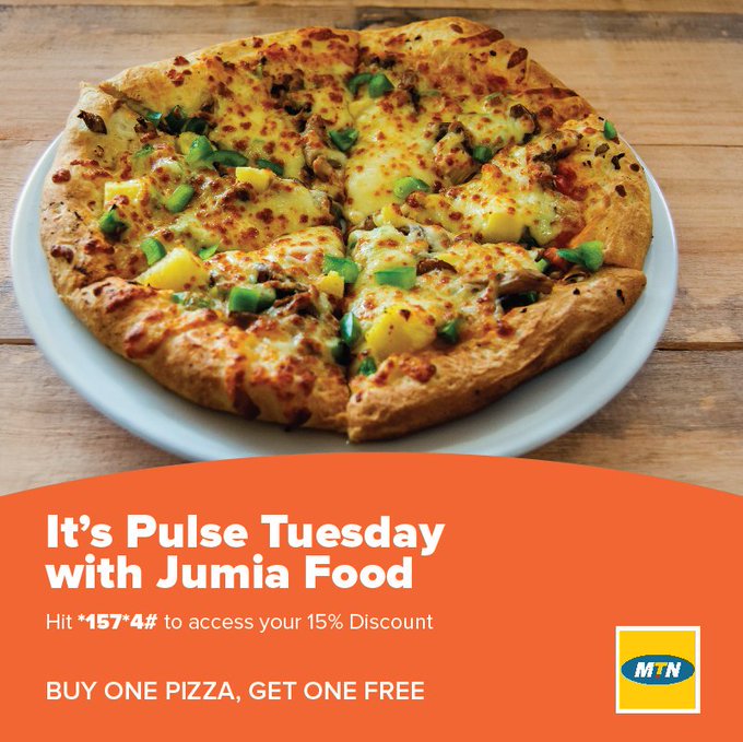 UgandaPodcasts's tweet photo. Its a Two for #Tuesday! #PulseTuesday with @mtnug !Get a 15% courtesy of #MTNPulse Jumia Tuesdays. Dial *157*4# to get your discount code then click https://t.co/fUOdIJYf4A to order online and get to enjoy the great offers of the day. https://t.co/DOBVkYPnH0