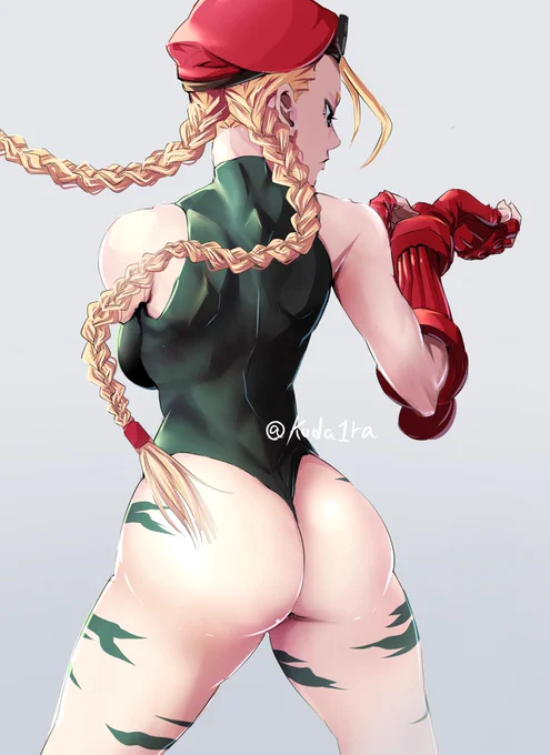 キャミィ描きました。後ろ姿大事…!
#StreetFighter #cammy  #SFV #streetfighterv #格ゲーキャラ描こうぜ 