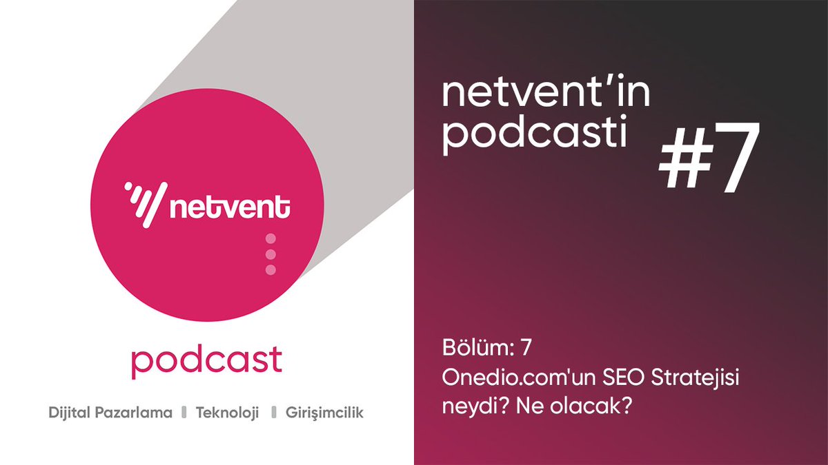 netvent's tweet photo. #Netvent'in #podcast kanalı Dijital Pusula'nın 7. yayını #Spotify, iTunes ve #Youtube'da yayında! 🎙️
29 dakikalık bu yayında https://t.co/1MSZAUHnLr'un #SEO Yöneticisi Metehan Yeşilyurt konuğumuz oldu. 🙂
https://t.co/kAJcv3BmWI https://t.co/bCsFMxxwkH