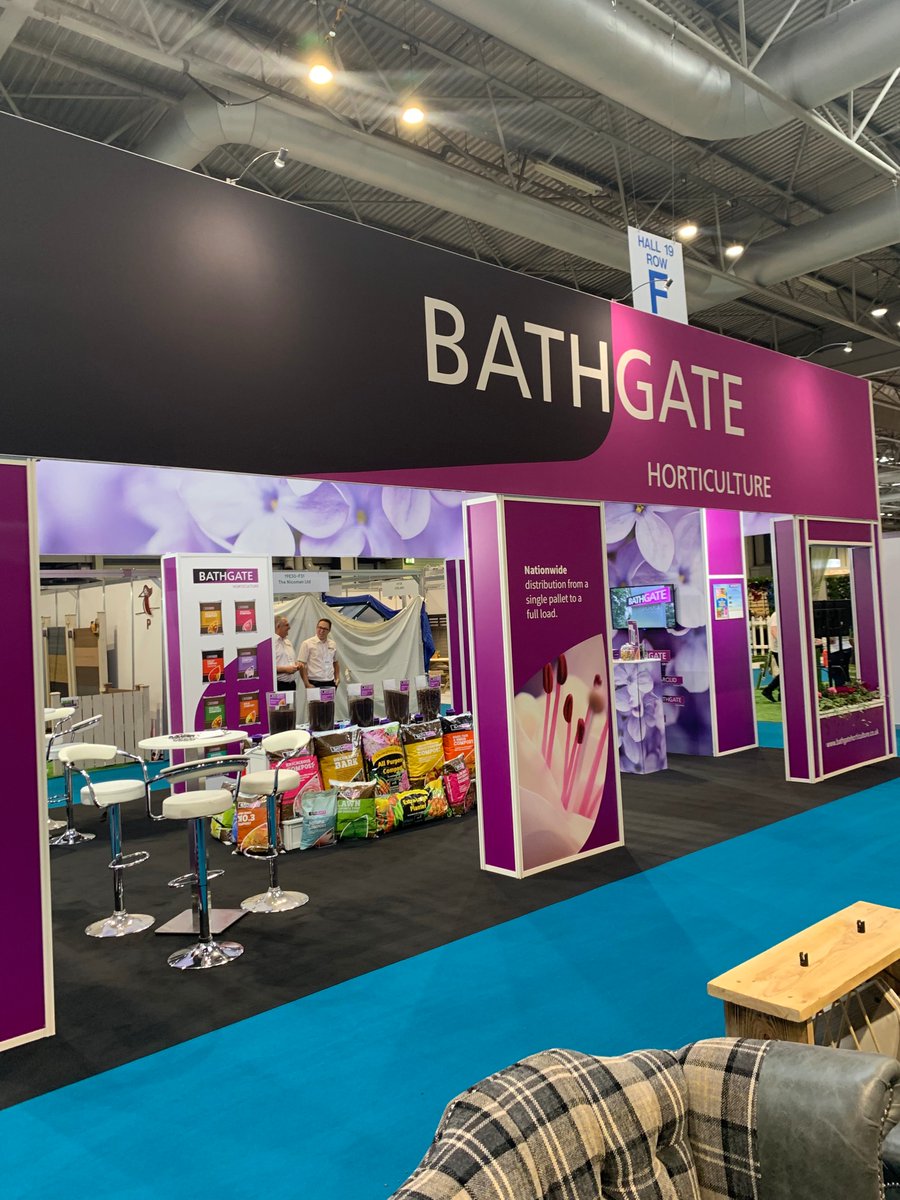 BathgateHort's tweet photo. Our @BathgateHort team are all set up and ready for @Glee_Birmingham! If you're visiting today, visit our team at stand: 19E14-F15 and you could win an iPad! #Glee19 https://t.co/prZlmJ525M