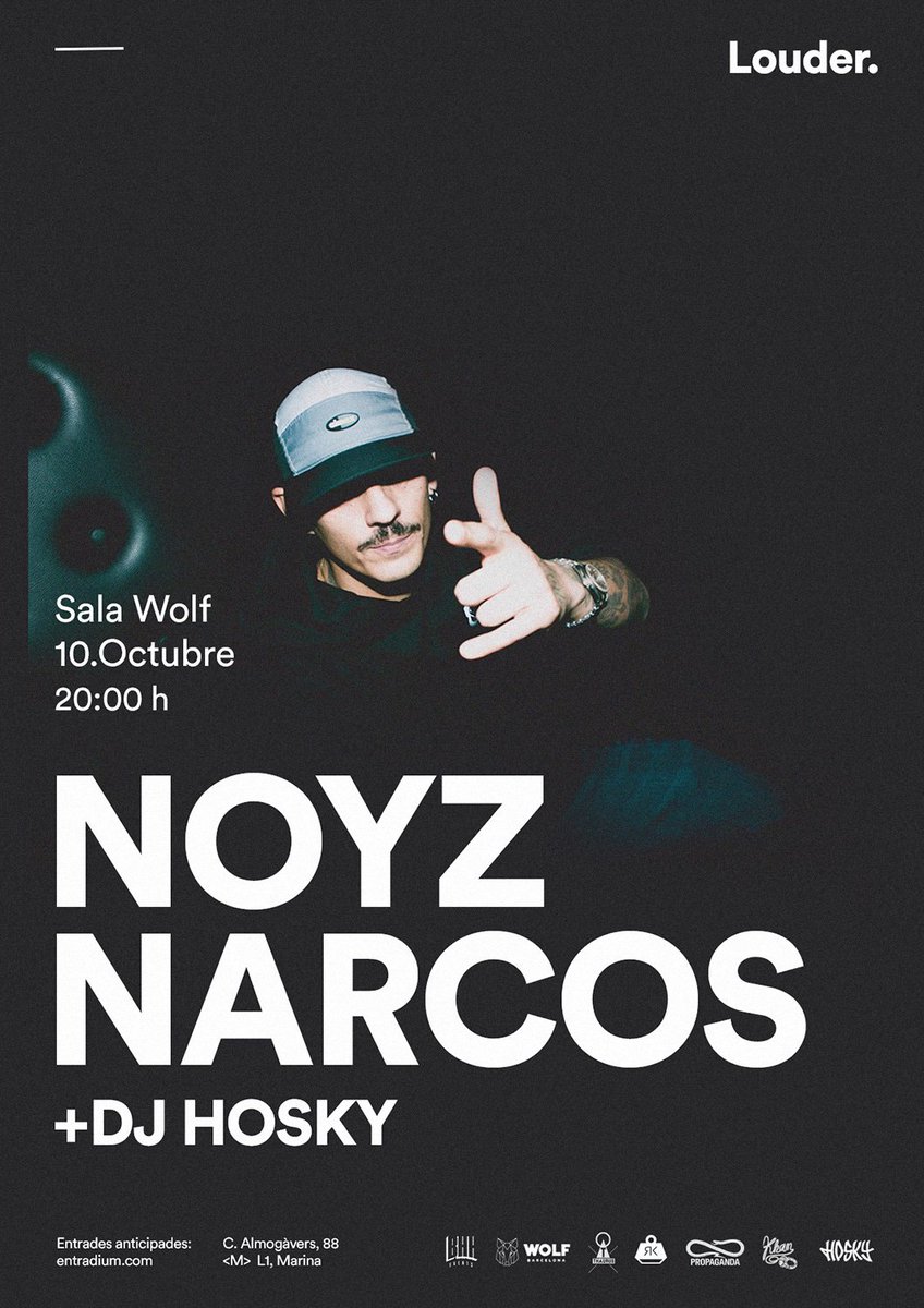 bhheventos's tweet photo. Aqui el flyer oficial de lo que estamos organizando con Louder.

10/10 -> @Noyzofficial en #Barcelona!

Info Anticipadas -> https://t.co/sbs4JjUKNo

#noyznarcos #noyznarcosbcn #louder #rapper #HipHopMusic #truceklan #FelizMartes #graffitiart https://t.co/tOtJOOtNdE