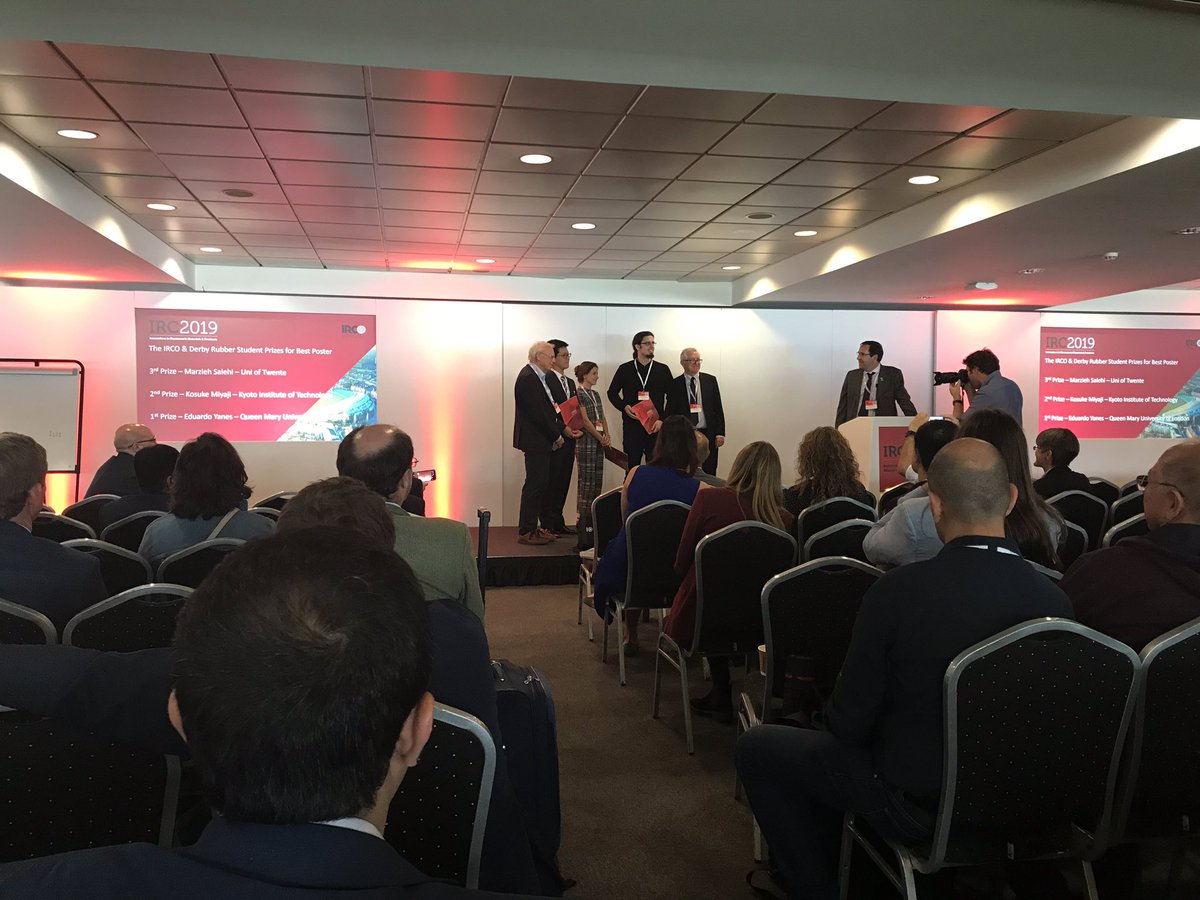 Part of the #IRC2019 London Closing Ceremony by Chair <a href="/jamesbusfield/">James Busfield</a> included awards for students in oral and poster presentations <a href="/iom3/">The Institute of Materials, Minerals & Mining</a>