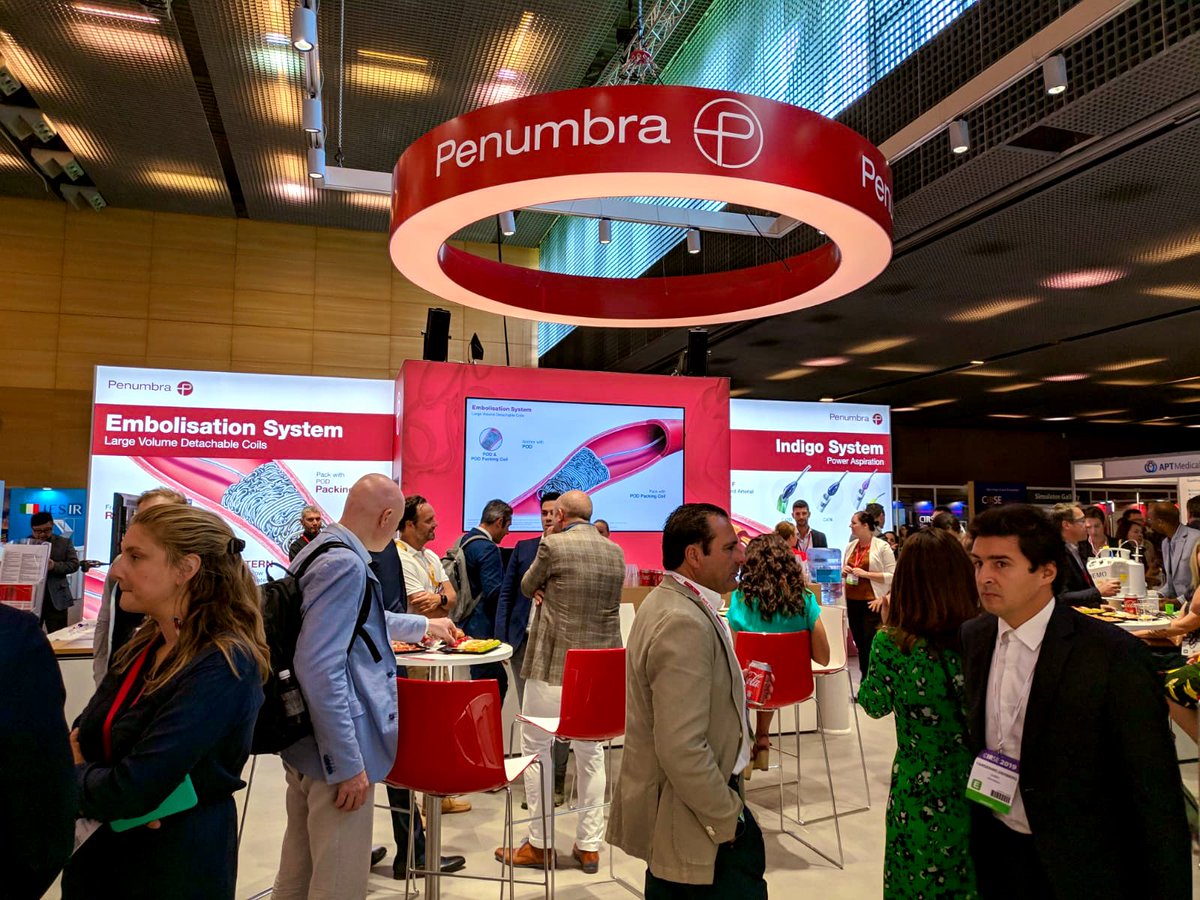 MercElectromed's tweet photo. En la jornada de ayer del #CIRSE2019 se celebró el seminario Embolisation:materials and tools-Coils&plugs de @penumbrainc con éxito.Presenciamos la discusión sobre el uso de los coils de #penumbra periférico:#ruby ,#POD y #PackingCoil.#embolization #Periferico #aneurysm #Congress https://t.co/4nNcoMIkpJ