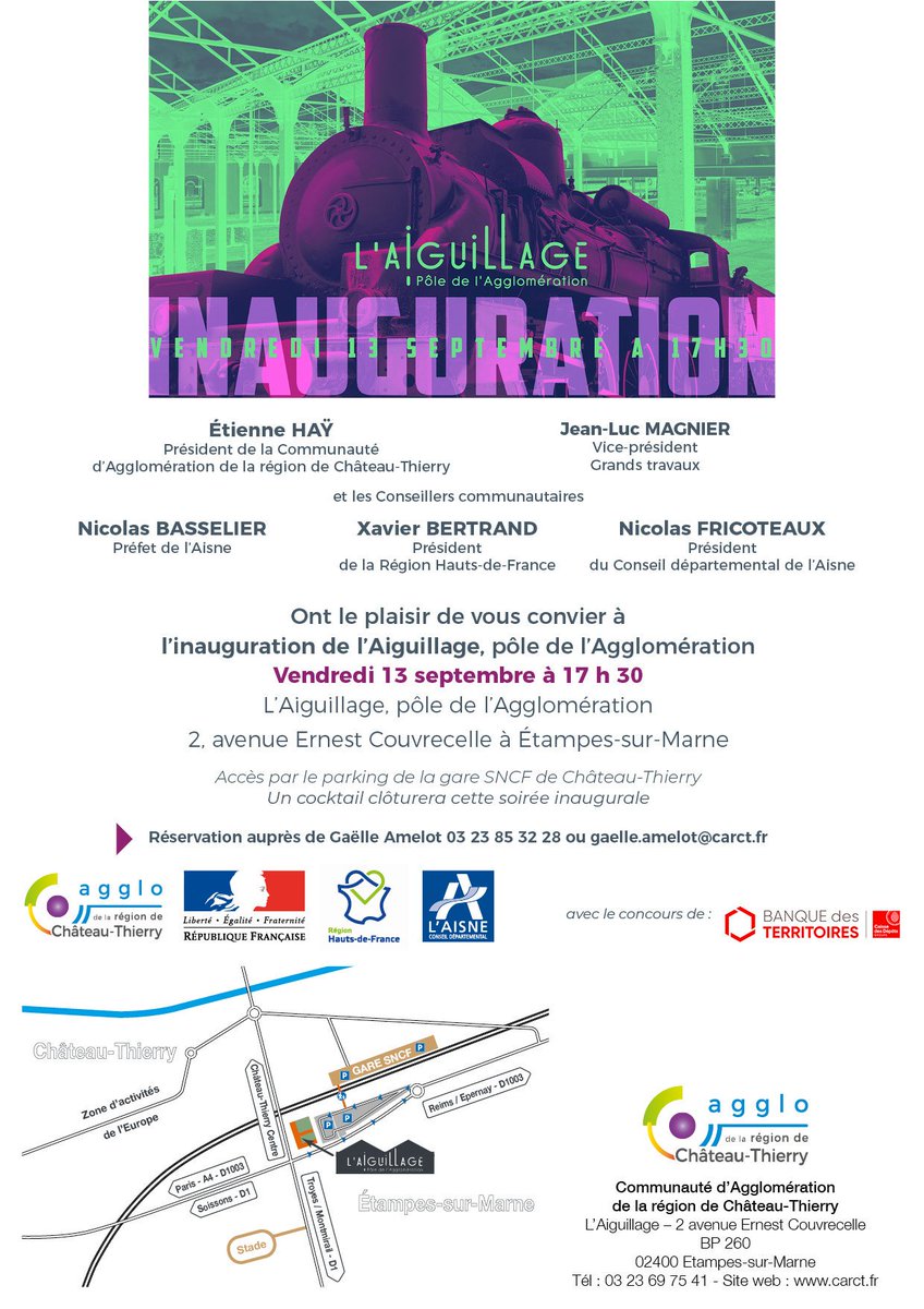 Communauté d'Agglomération de la région de Château tweet media