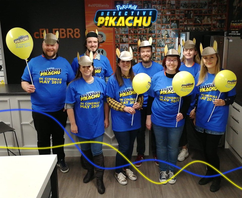 eXPD8_fm's tweet photo. Detective Pikachu launches on DVD in less than 1 week! We're just as excited here at Central Office as we were when it hit the cinemas! #DetectivePikachu #PokemonPartners https://t.co/xDnBTB853i