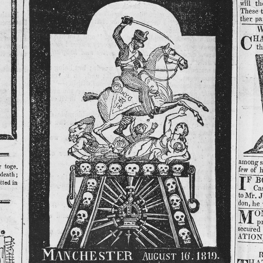 TheJohnRylands's tweet photo. TODAY 3-4pm: come to our Collection Encounter to delve into the world of 1810s Manchester. See fascinating documents that explain the background and lead up to the Peterloo Massacre in 1819. No need to book, just turn up #jrlPeterloo #Peterloo2019 https://t.co/tSwQ2HhDlL https://t.co/bMACKUlg2C