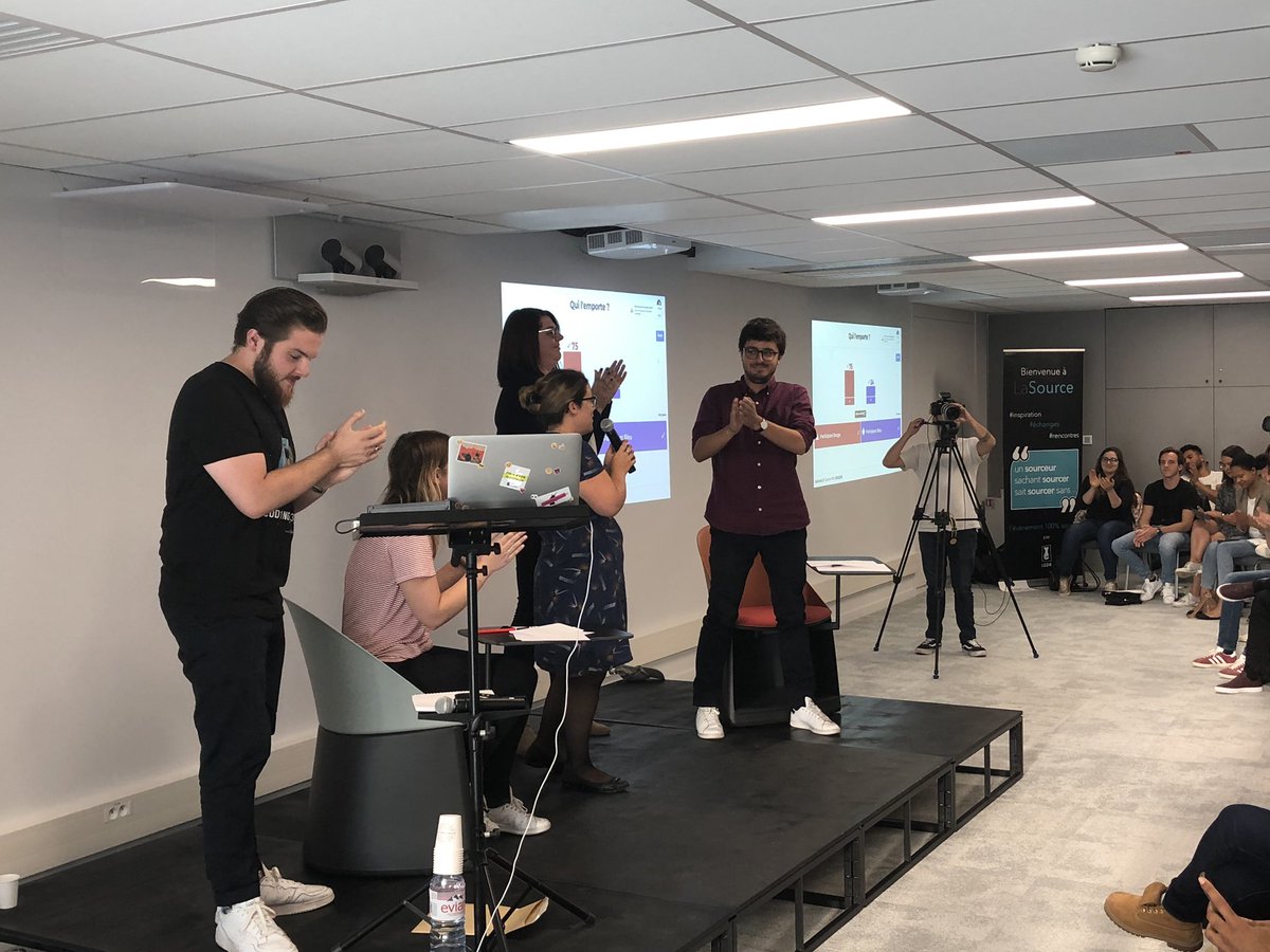 LigueRecruteurs's tweet photo. C’est @FrancoisRH qui remporte la finale du #ChallengeSourcing 🏆🥇#LaSource https://t.co/mcmoeGE0Lz