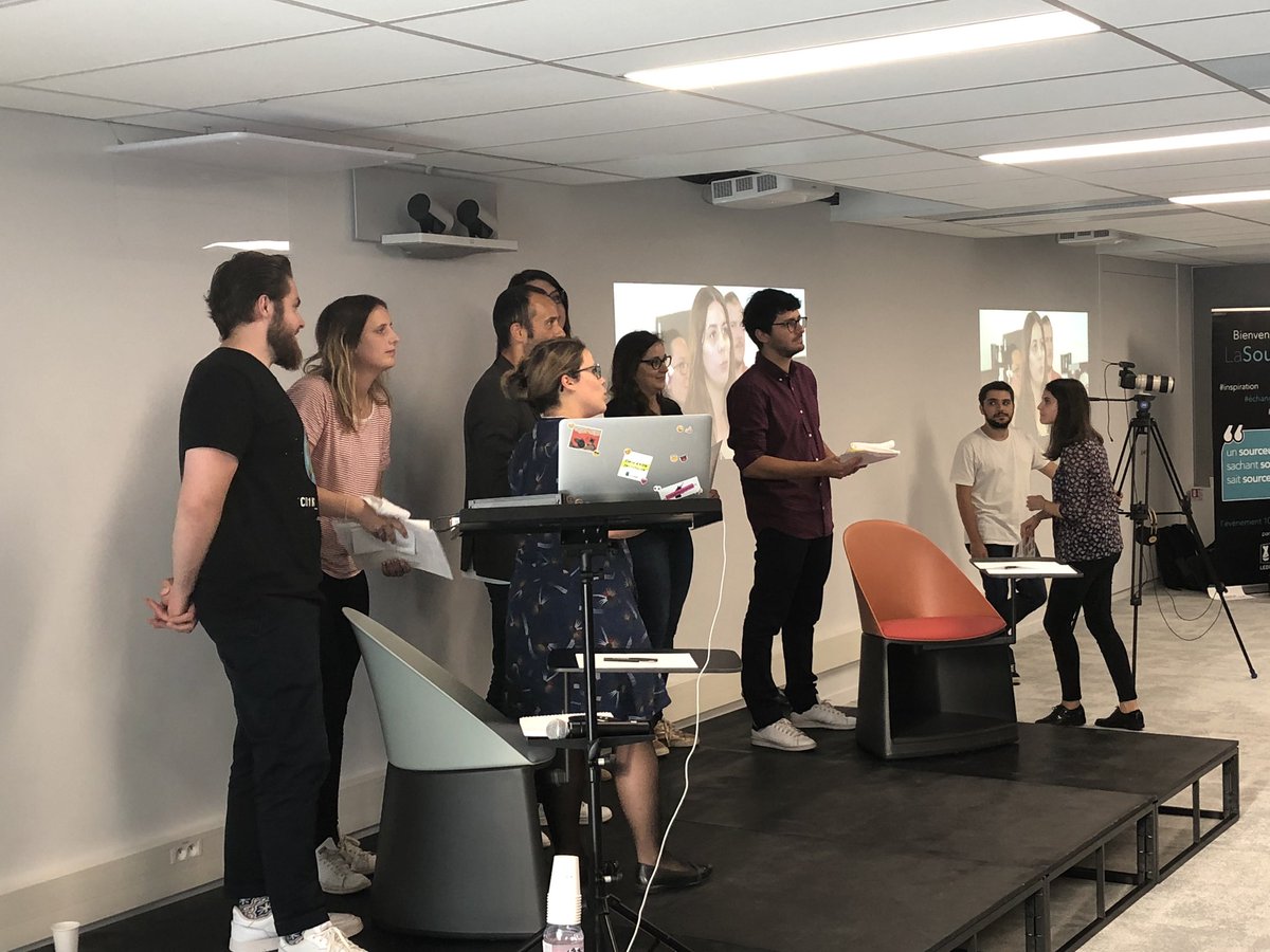 Un grand bravo à nos 4 finalistes pour cette finale de haut vol 😃 #LaSource #ChallengeSourcing
