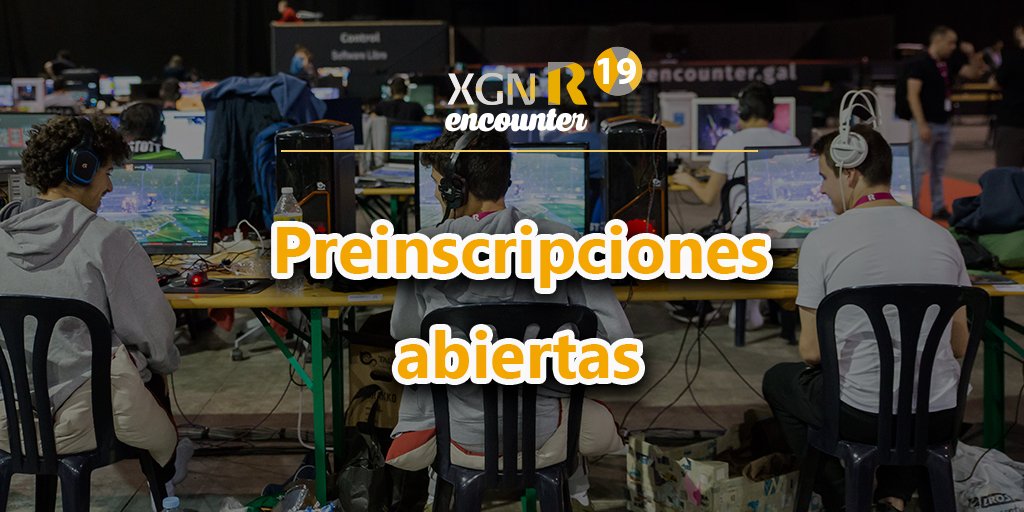 XGNIntermax's tweet image. ¡Ya están abiertas las preinscripciones para asistir a la #XGNR2019 ! 🖥️✨

¡No os lo penséis dos veces, la diversión está asegurada!

Nos vemos en Silleda del 11 al 13 de octubre 🥳

Preinscripciones en➡️bit.ly/2krI3il