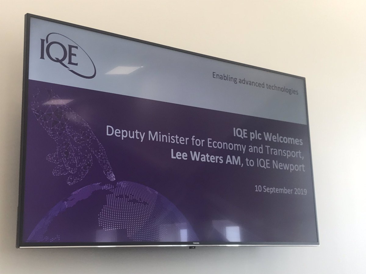 IQEplc's tweet image. We are delighted to welcome @Amanwy at our Mega Foundry in Newport to hear more about the exciting opportunities around #CompoundSemiconductors in South Wales @CSconnected #CSCluster #CS