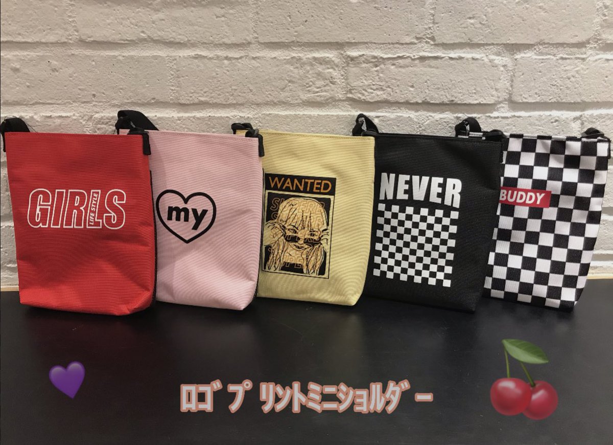 Wego 岡山エリア イオンモール岡山4階 ﾛｺﾞﾌﾟﾘﾝﾄﾐﾆｼｮﾙﾀﾞｰ 999 Tax 可愛いﾐﾆｼｮﾙﾀﾞｰが入荷致しました カラーも豊富で お揃いで持つのも カワイイです Wego イオンモール岡山