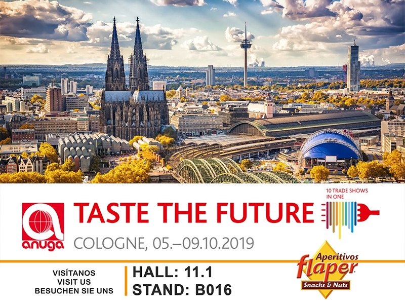 ApFlaper's tweet image. Vuelta del verano con las pilas recargadas y con la mente puesta en nuestro próximo evento de este año. Esta vez viajaremos a #Alemania, concretamente a Colonia donde tendrá lugar la feria de #Anuga 2019. No te pierdas este evento del 5 al 9 de octubre y ven a nuestro stand: B016