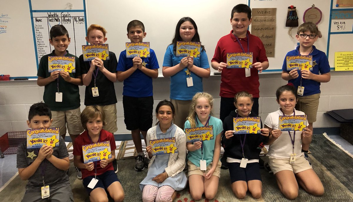 Yahoo! We passed 100% of our iReady lessons last week!!! Working hard!!! <a href="/VineyardsVipers/">Vineyards Elementary</a> <a href="/VES4thGrade/">VES4thGrade</a> #proud
