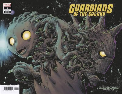 dano_cosmic's tweet photo. #GuardiansoftheGalaxy #9 Immortal variant by #DeclanShalvey, out September 18th!
✨
#Groot #IAmGroot #GotG #BetaRayBill #StarLord #PhylaVell #Moondragon #Gamora #RocketRaccoon #UniversalChurchofTruth #Magus #Marvel #MarvelComics #MarvelCosmic https://t.co/5CpMxtyVaQ