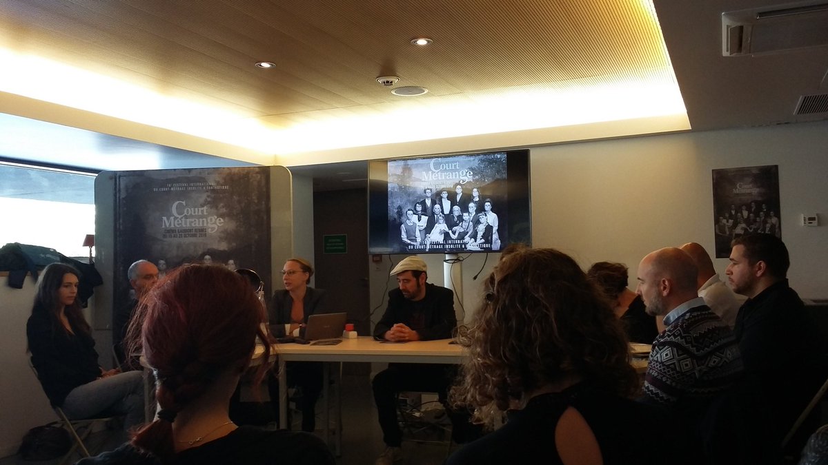 soniatosser's tweet photo. Conférence de presse #CourtMetrange aux #ChampsLibres à Rennes. Le 16ème festival international du court-métrage fantastique aura lieu du 9 au 20 octobre 2019.@DAACacadRennes https://t.co/R3sI12yOC9