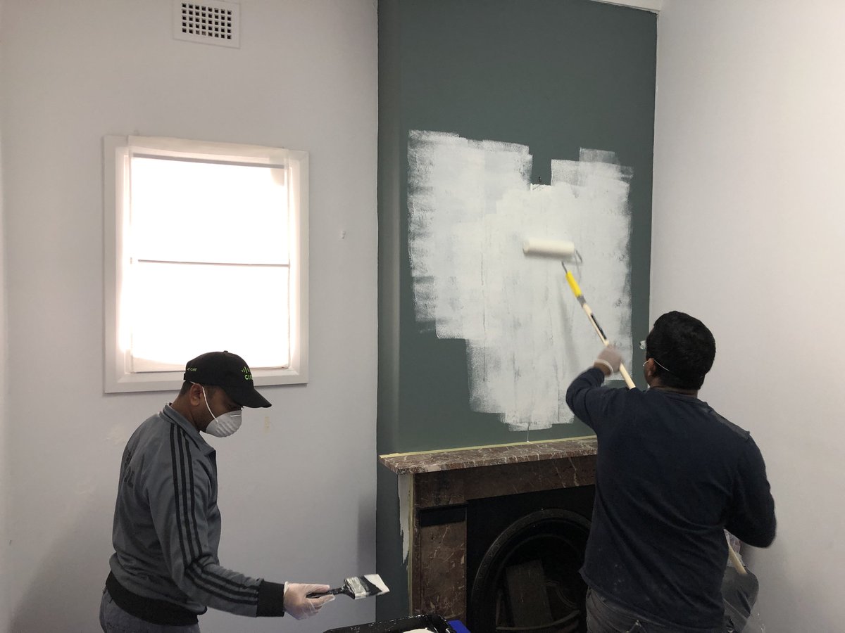 ArrrVIP's tweet photo. Ground yourself by giving back to something that matters! Painting at Phoenix house Youth Services. Elbow grease, good laughs, leaving the world a better place - all in a day's work #lovewhereyouwork #bethebridge #wearecisco @ciscocsr @SydneyTac @CiscoANZ @CiscoCX @Elizabeth_Chen https://t.co/DsRSImy7mS