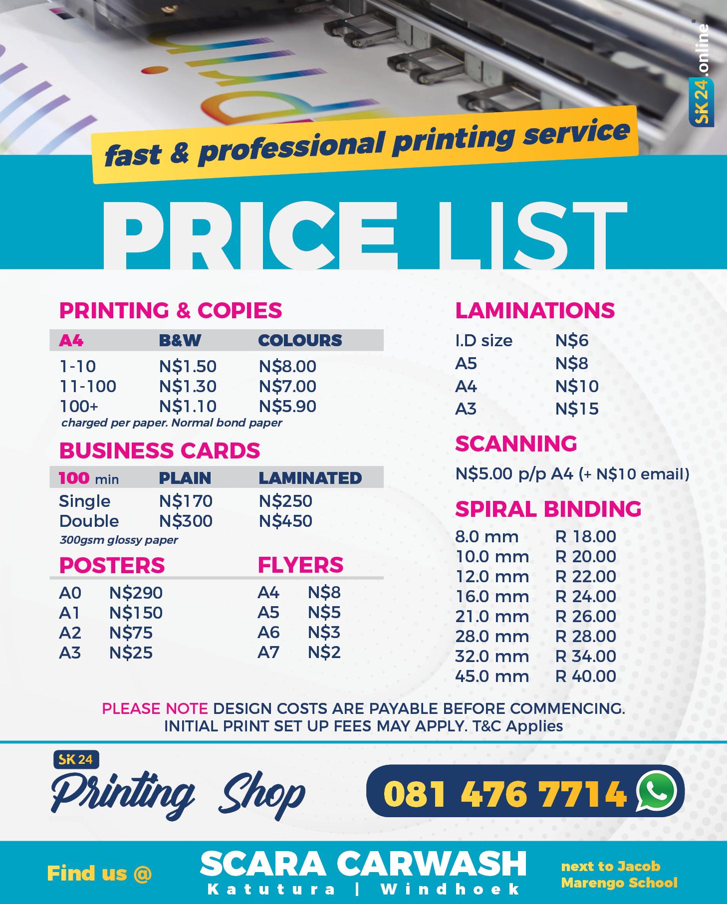 sk24.online on Twitter: Printing Shop. All-In-One printing outlet near you. 0814767714 #sk24online #Printing #BusinessCards #Letterhead #CompanyProfiles #GraphicDesigns https://t.co/rPocfSFX2g" / Twitter